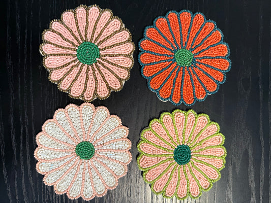 Flower Coasters
